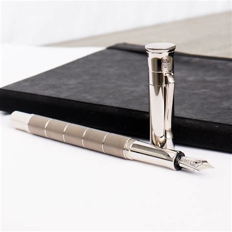 Graf von Faber-Castell Classic Anello Fountain Pen - Titanium - Truphae