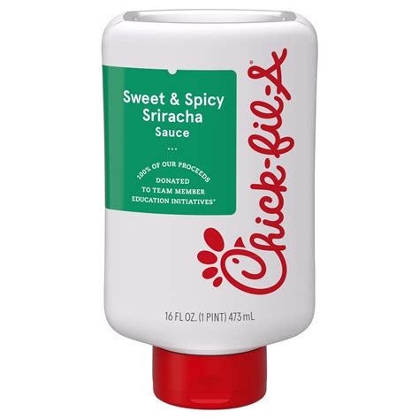 Chick-Fil-A Sweet & Spicy Sriracha Sauce 16 fl oz - Display Ready ...