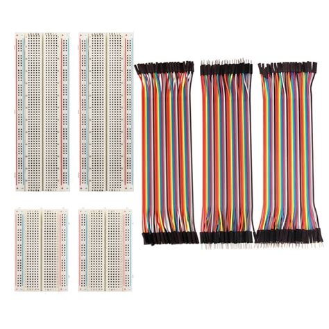 Robotbanao 2 Pieces 830 Tie Points Solderless Breadboard + 2 Pieces 400 ...