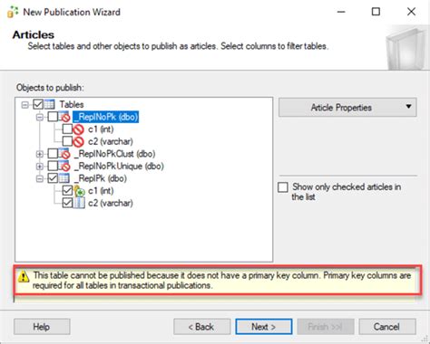 Image result for Adding New Table in Transaction Replication in MS SQL
