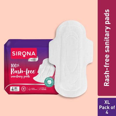 Buy Cotton Period Pads | Best Sanitary Pads for Heavy Flow – Sirona ...