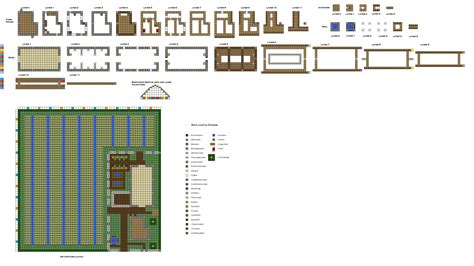 Minecraft Modern House Blueprints Layer By Layer