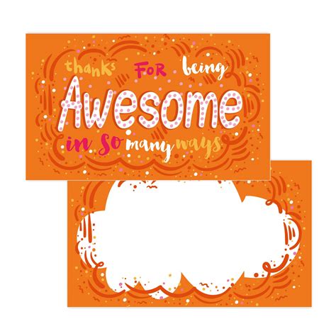 50 You are Awesome Cards -Thank You Appreciation Gifts Cards - You are ...