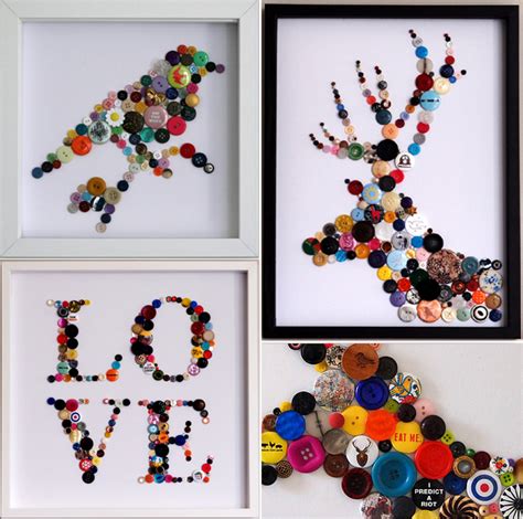 Image result for Button Art Projects