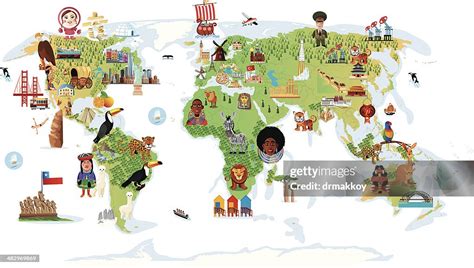 Global Map Cartoon 的图像结果