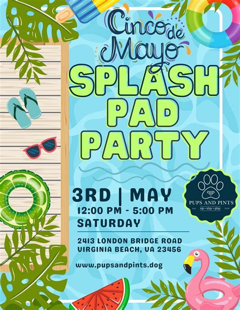 Cinco De Mayo Splash Pad Party!, 2413 London Bridge Road, Virginia ...