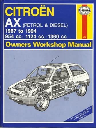 Buy Citroen AX (Petrol and Diesel) Owners Workshop Manual (Haynes ...