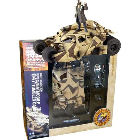 DC Comics Sci-Fi Revoltech No.047 Camo Batmobile Tumbler w/ Cannon BY ...