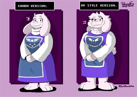 2 TORIEL-CANON VERSION AND MY STYLE. by PANCHITO15 on DeviantArt