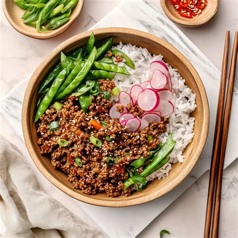 Tasty And Healthy Teriyaki Ground Turkey Bowl Recipe
