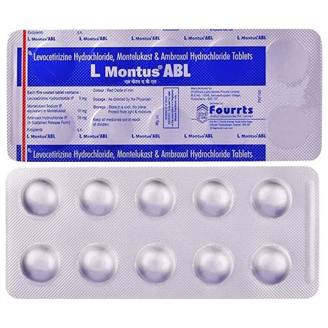 L Montus ABL - Strip of 10 Tablets : Amazon.in: Health & Personal Care