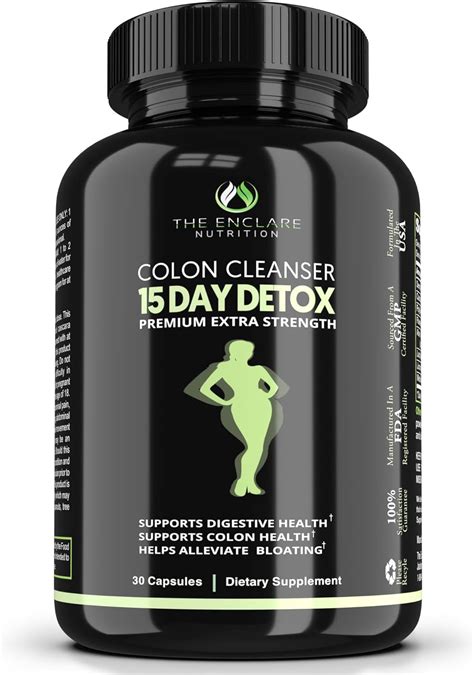 Amazon.com: THE ENCLARE NUTRITION Colon Cleanse 15 Day Gut Cleanse ...