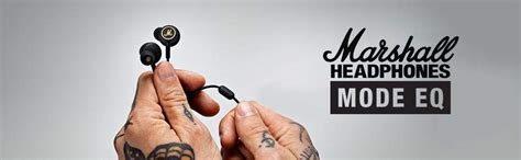 Marshall 4090940 Mode EQ Wired in Ear Headphone with Mic (Black/Brass ...