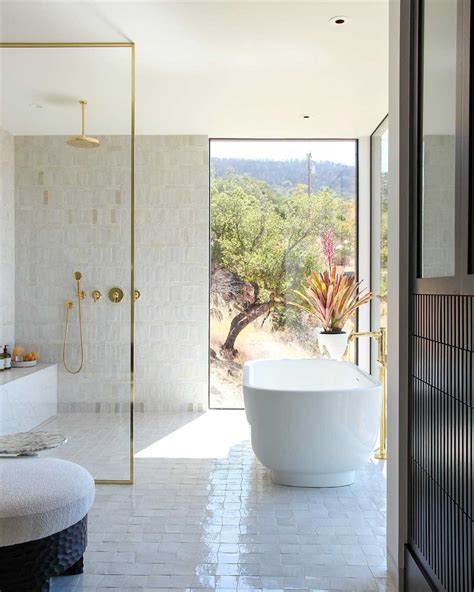 Revamp Your Bathroom With A Chic Freestanding Tub With Shower ...
