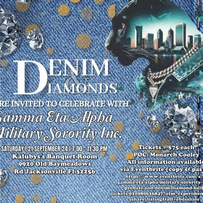 Gamma Eta Alpha Military Sorority, Inc. Probate and Denim & Diamond ...