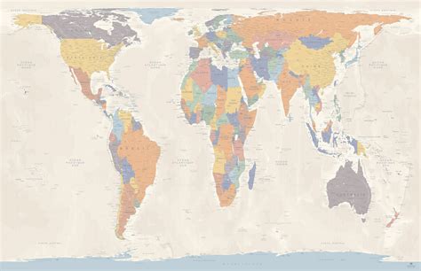 Planisphère Gall-Peters - Projection fidèle et équitable
