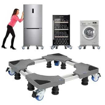 SIANA 350kg Load Capacity Double Pipe Design with 4 Locking Wheels for ...