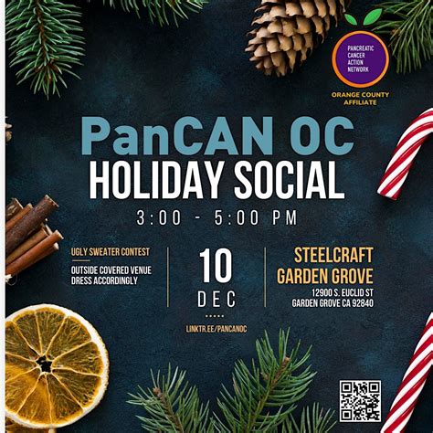 PanCAN Orange County Holiday Social, SteelCraft Garden Grove, 10 ...