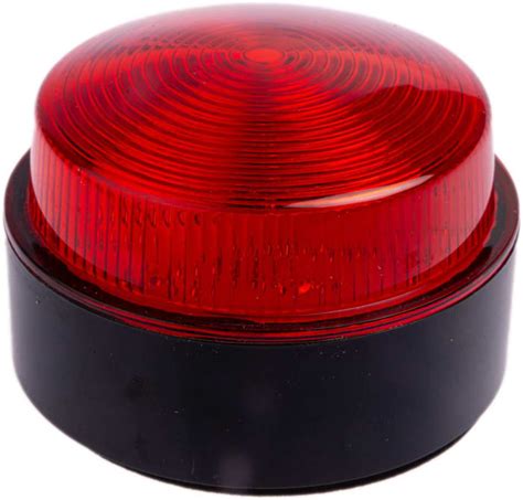 X80-01-02 Moflash | Moflash X 80 Series Red Flashing Beacon, 24 V ...