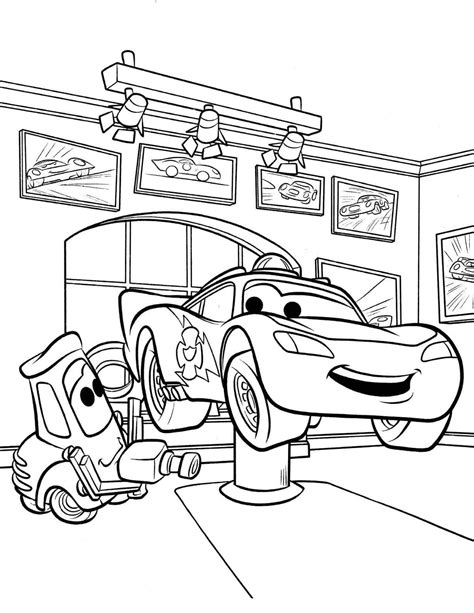 Lightning Mcqueen coloring pages - Free coloring pages