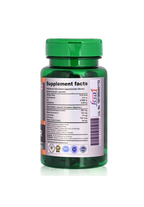 Fat Burner Capsule (60 Caps) | Cipzer Herbal Medicines | Islamic Shop