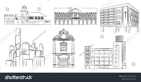 Building Drawing Cartoon 的图像结果