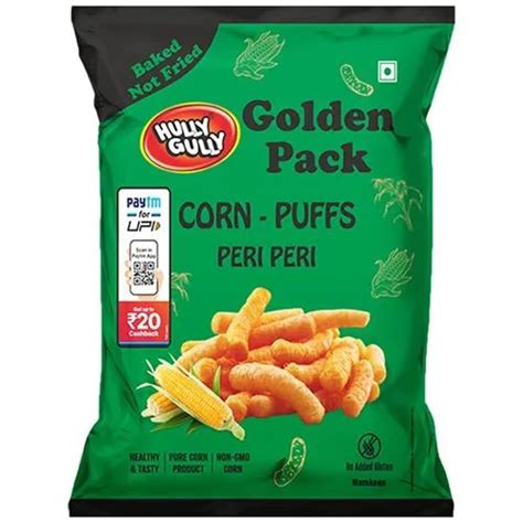 Hully Gully Peri Peri Corn-Puffs, 130g : Amazon.in: Grocery & Gourmet Foods
