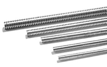 Generic 2pcs M8 8mm Threaded rods 400mm (0.4mtr) Long CNC DIY Projects ...