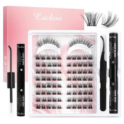 Amazon.com: Cuckoo DIY Eyelash Extension Kit, 9 Pairs DIY Cluster ...