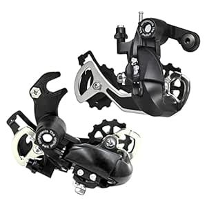 Bike Rear Derailleur Steel 7/8 Speed Hook Type Refit Derailleur Direct ...