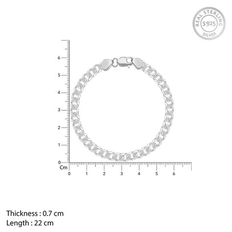 Silver Classic Bracelet for Men I Mens Bracelet – GIVA