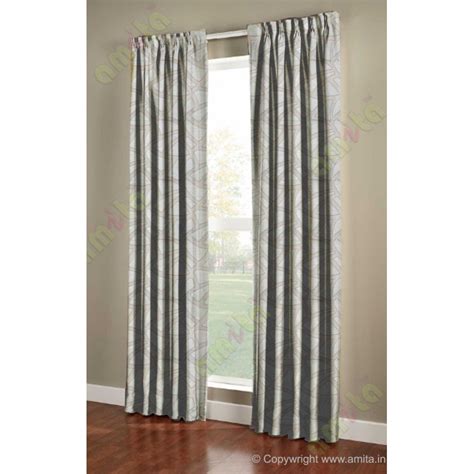 Beige Brown Abstract Polycotton Main Curtain-Designs