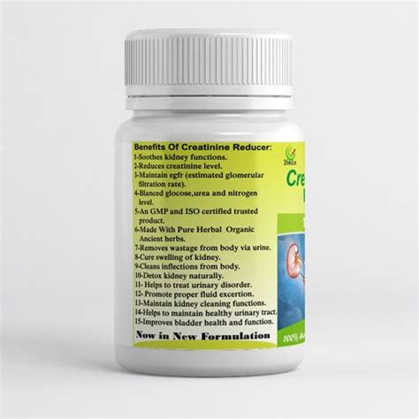 ZYREX Creatinine Reducer Tablets 180 Tablets That Reduces Creatinine ...