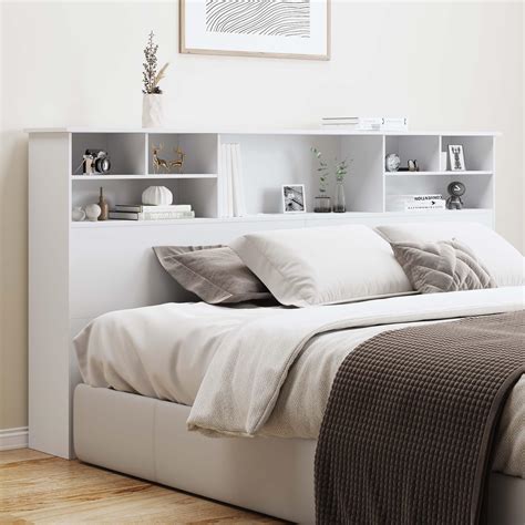 Amazon.com: AYEASY King Headboard only for King Size Bed with Storage ...