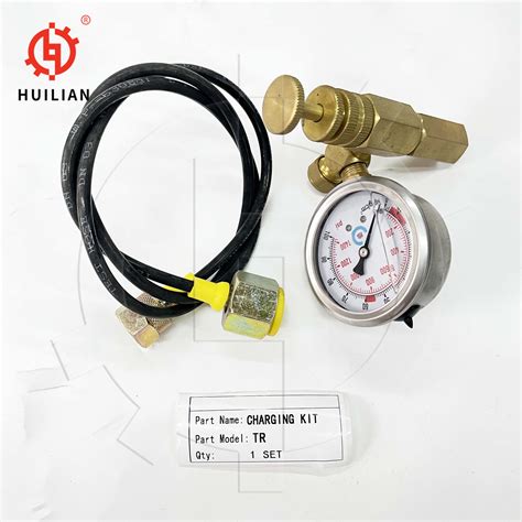 Hydraulic Hammer Parts NPK Teisaku Rock Breaker N2 Gas Nitrogen Charging Valve - Nitrogen Gas ...