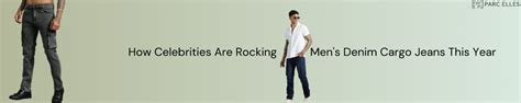 How Celebrities Are Rocking Men's Denim Cargo Jeans This Year