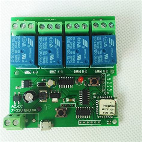 Buy 4 Channel WIFI Momentary Inching Relay Self-lock Switch Module,DIY ...
