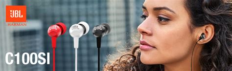 JBL C100SI Wired In Ear Headphones With Mic, Pure Bass Sound, One ...