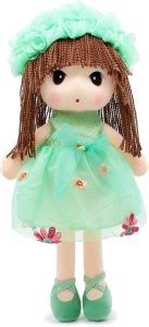 Kraftix Green Ava Candy Rag Doll Stuffed Plush Soft Toy Doll Teddy ...