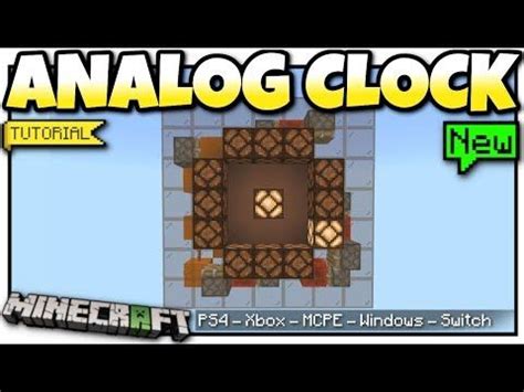 Image result for Minecraft Clock Digital Tutorial