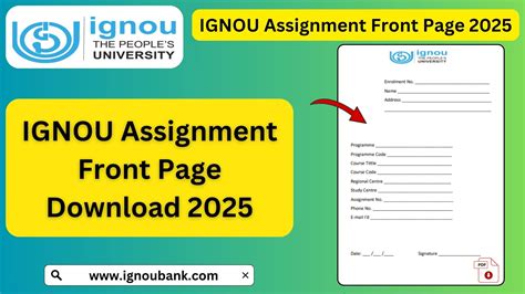 Image result for IGNOU Assignment Download