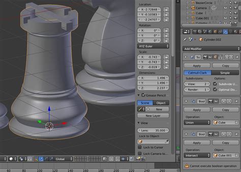 Image result for Blender Boolean Practice