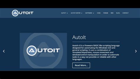 AutoIT的下载与安装