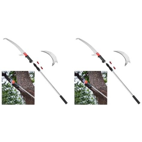 Optifit® Telescopic Manual Pruning Saw 9.8FT Extendable Stainless Stee ...