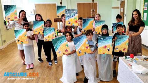 Beachside Paradise - Art Classes for Kids in Sutton Coldfield