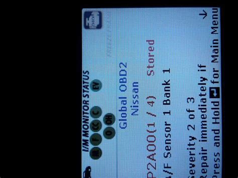 Image result for Nissan P2A00 Engine Code