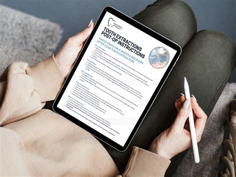 Post-Extraction Instructions Template 的图像结果