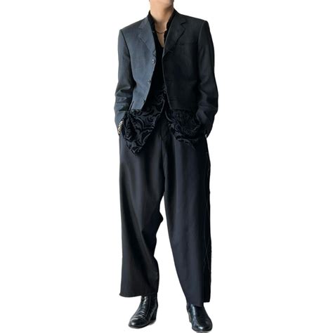 【A.A.R】 Crush design short length tailored jacket | ELCASION/ELCA