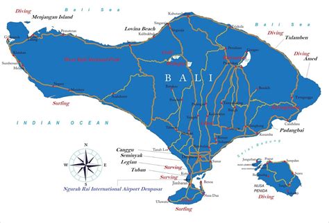 Jimbaran Map