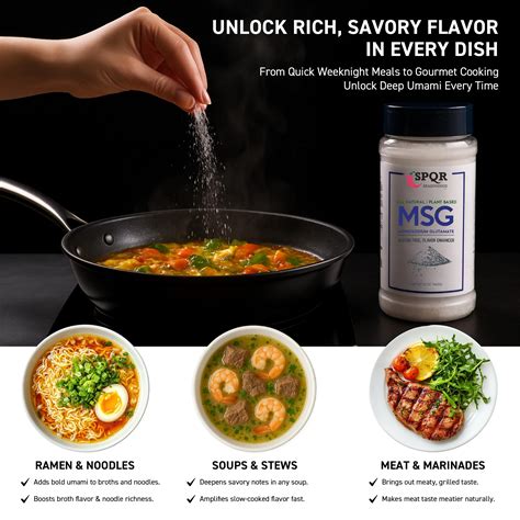 Snapklik.com : Plant Based MSG Seasoning Monosodium Glutamate XL 12 Ounce Bottle Gluten Free ...